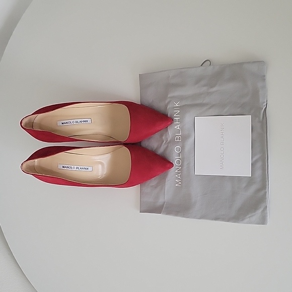Manolo Blahnik Red Heels - Picture 8 of 11